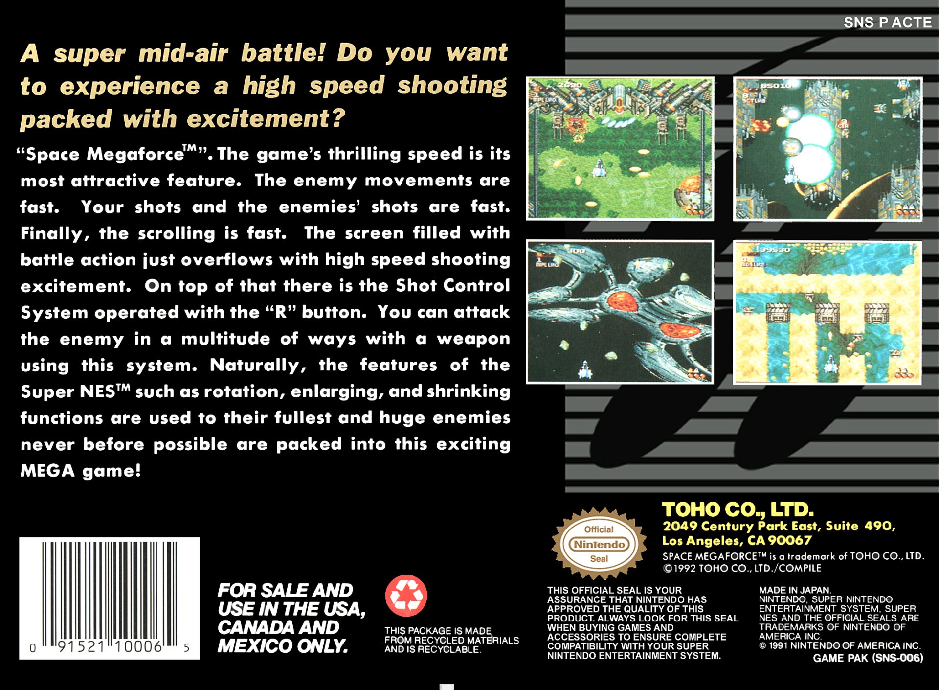 video game Space Megaforce Image