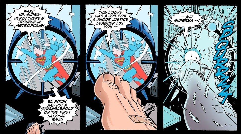 Conner Kent feet Superman alarm clock Comic Superboy Image