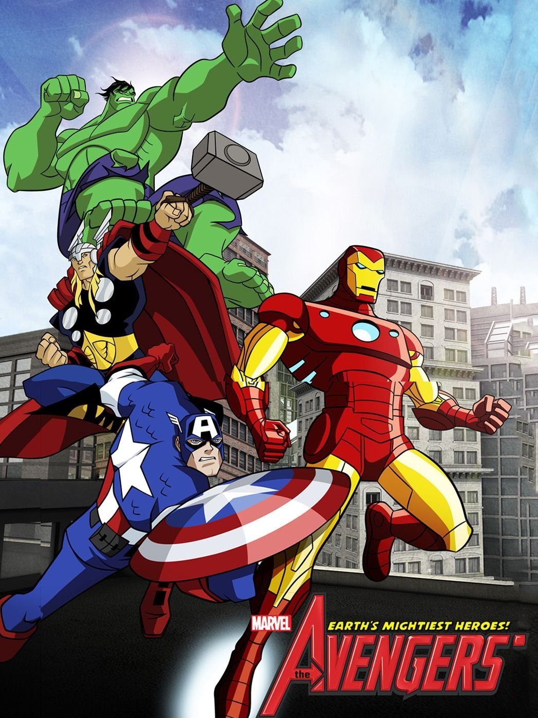 The Avengers Earth's Mightiest Heroes TV Show Poster ID 394877