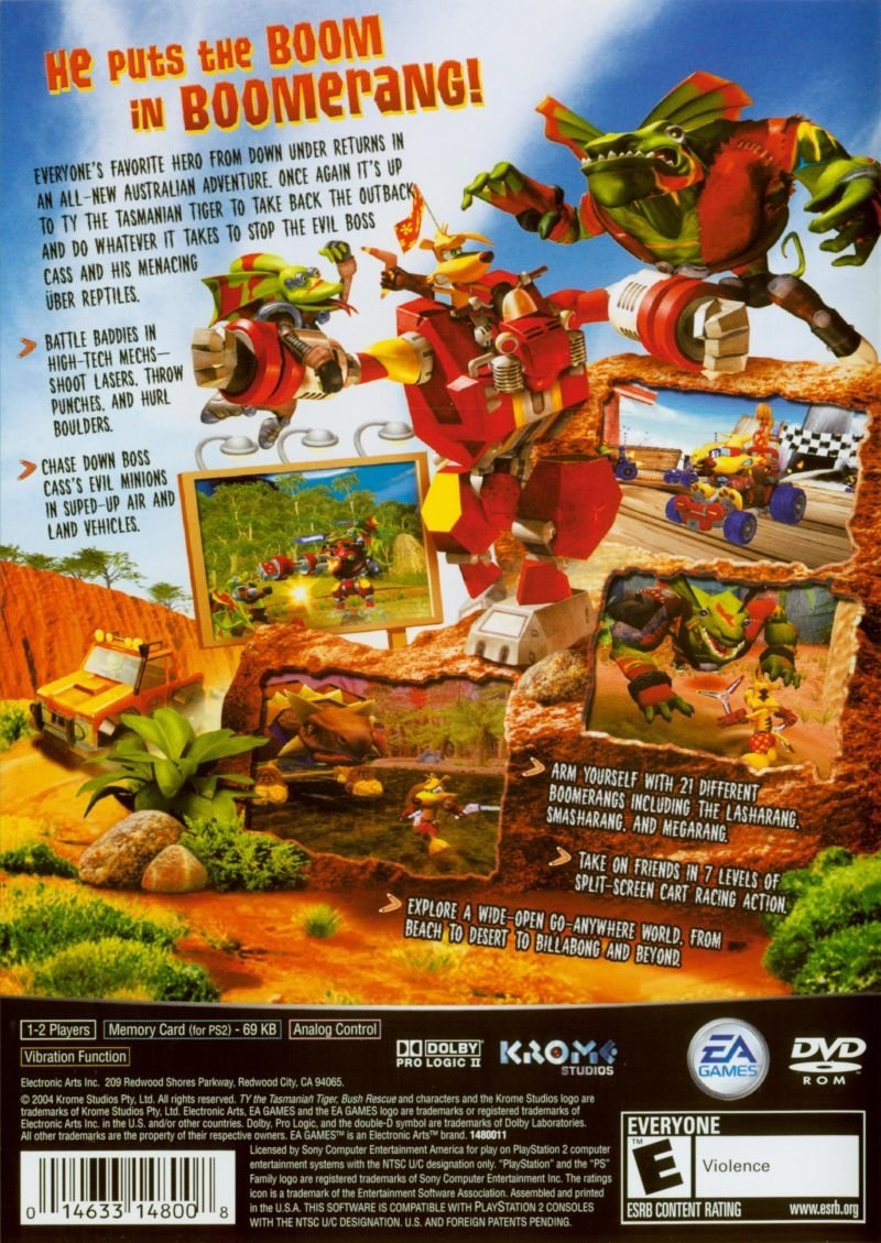 video game Ty the Tasmanian Tiger 2: Bush Rescue Image