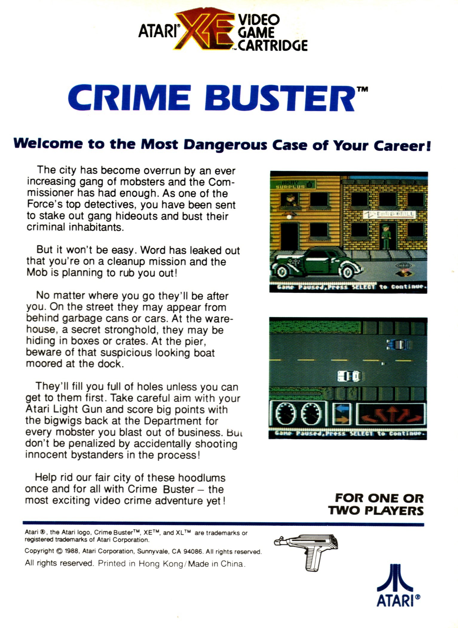 video game Crime Buster Image