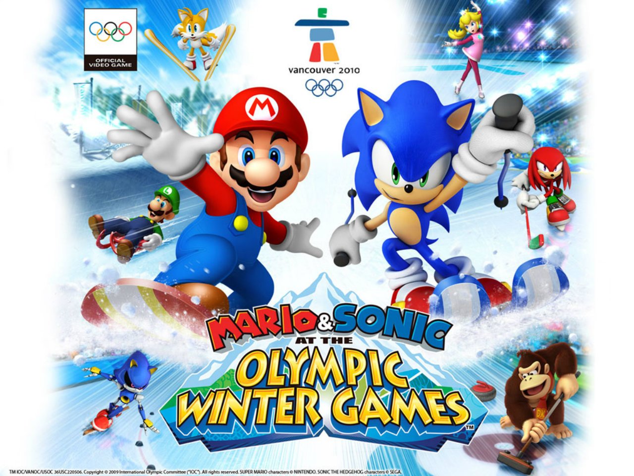 video game Mario & Sonic at the Olympic Winter Games Image