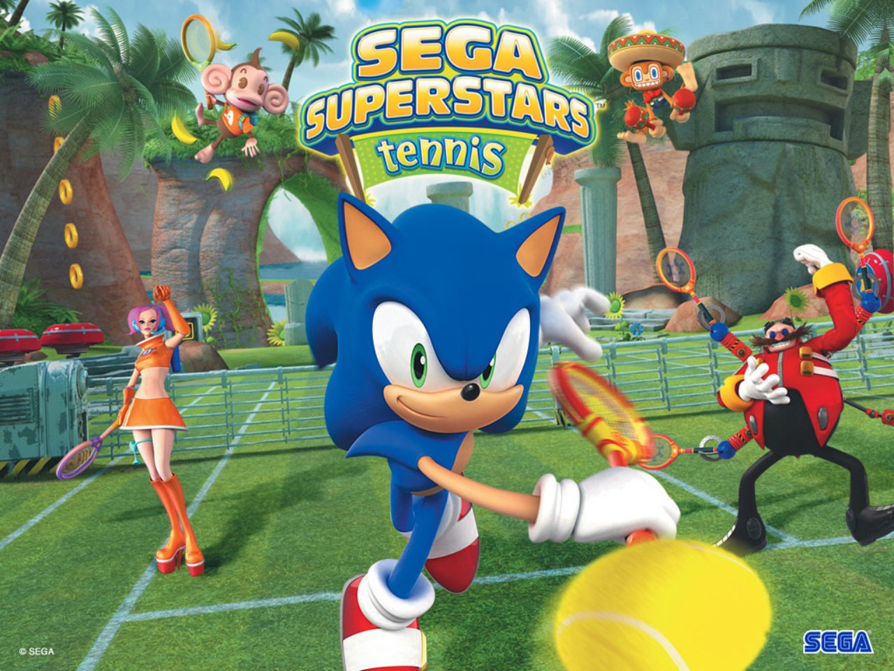 video game Sega Superstars Tennis Image