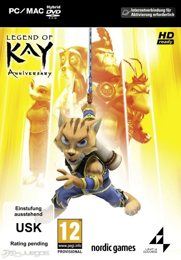 video game Legend of Kay Anniversary Image