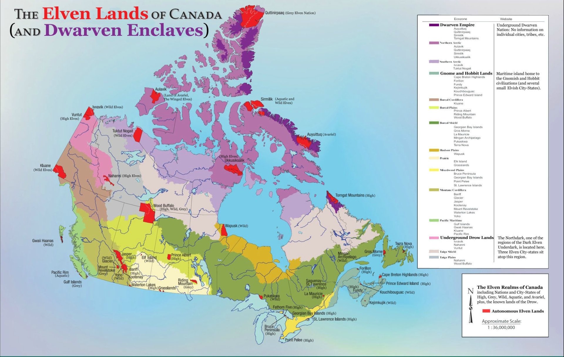  The Elven Lands Of Canada