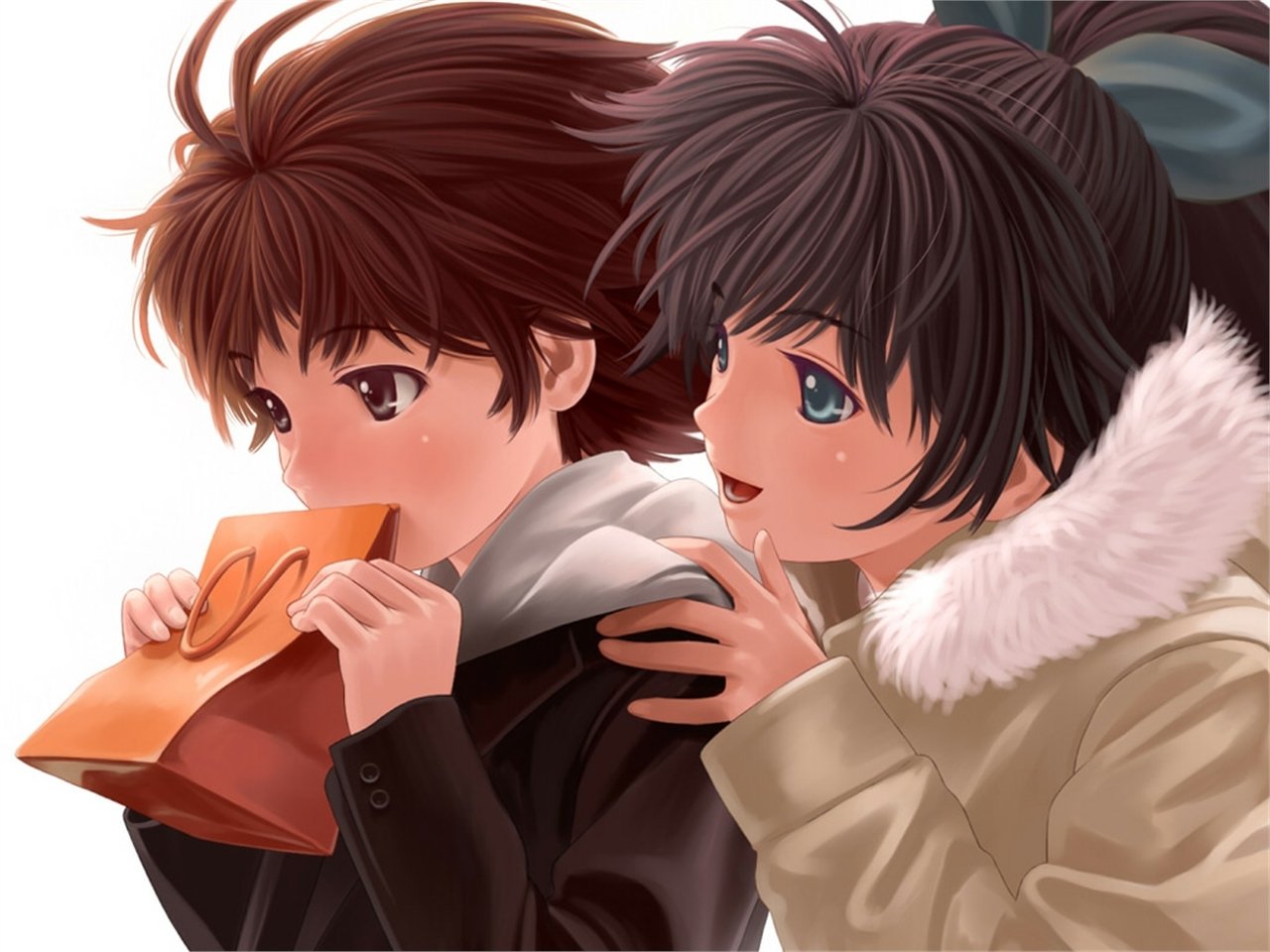 Hibiki Ganaha Makoto Kikuchi Anime The iDOLM@STER Image