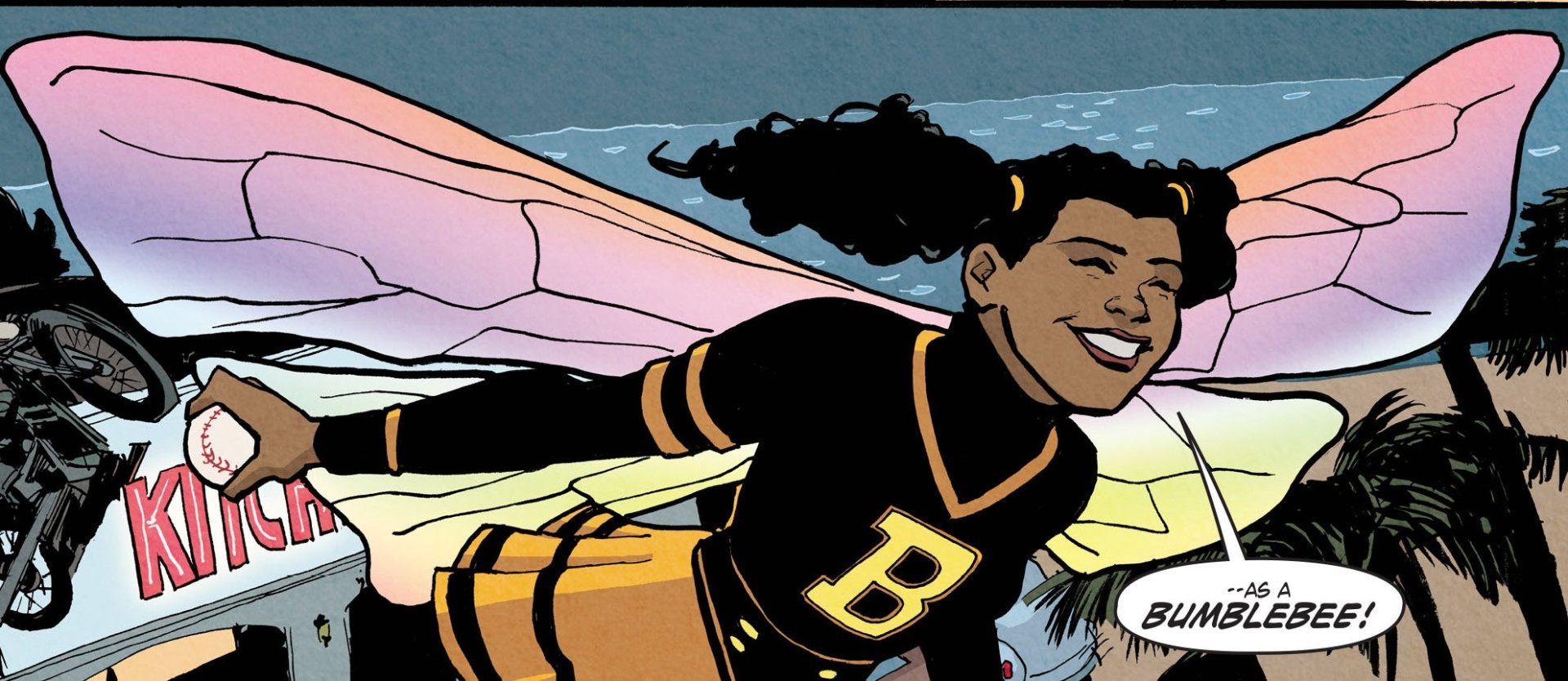 wings Bumblebee (DC Comics) Comic DC Bombshells Image