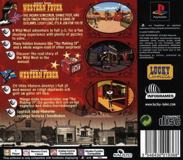 video game Lucky Luke: Western Fever Image