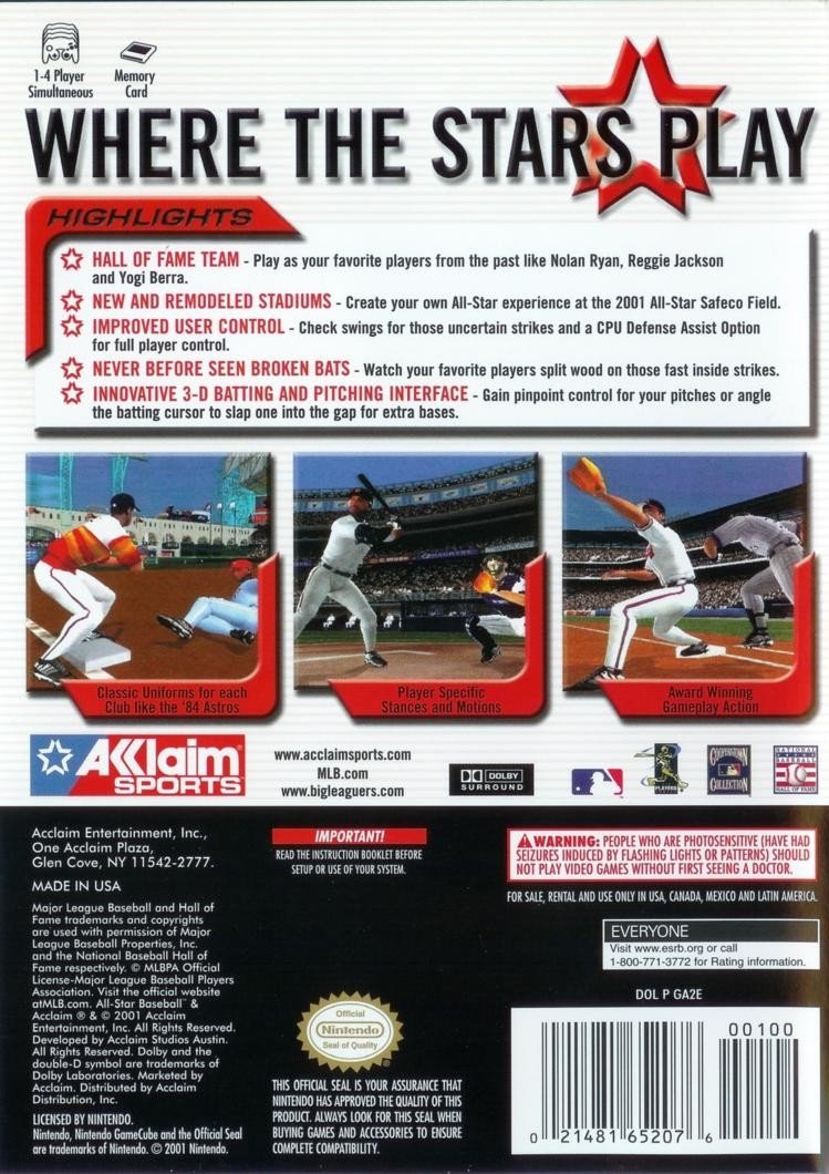 video game All-Star Baseball 2002 Image