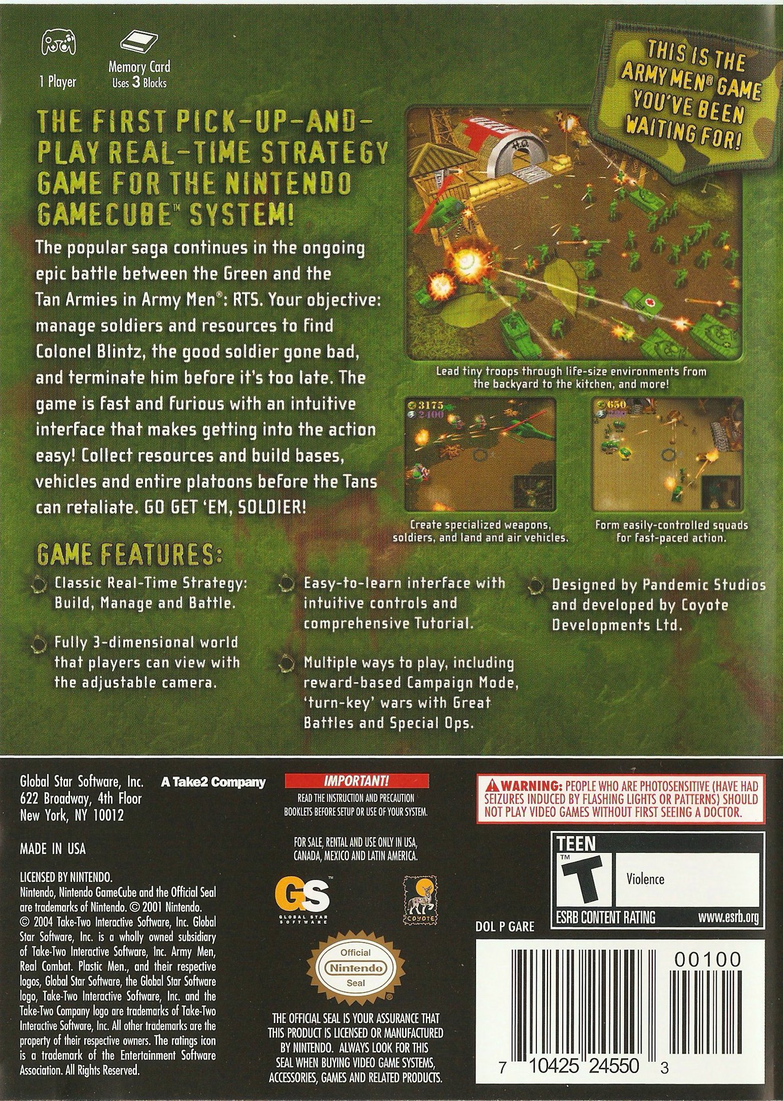 video game Army Men: RTS Image