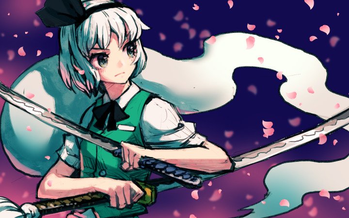 Youmu Konpaku Anime Touhou Image