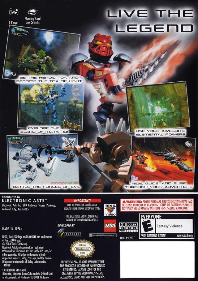 video game Bionicle: The Game Image