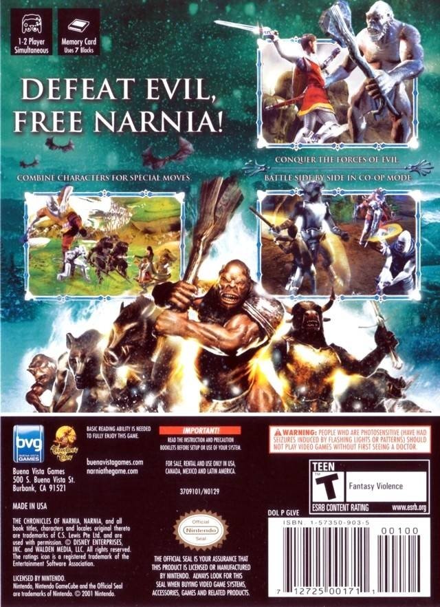 video game The Chronicles of Narnia: The Lion the Witch and the Wardrobe Image