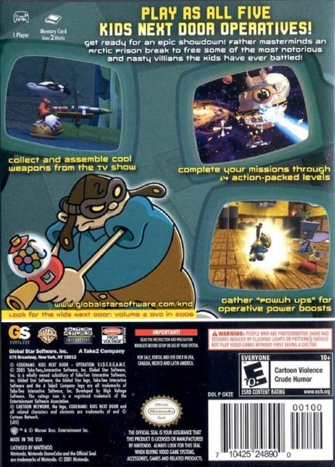 video game Codename: Kids Next Door - Operation: V.I.D.E.O.G.A.M.E. Image