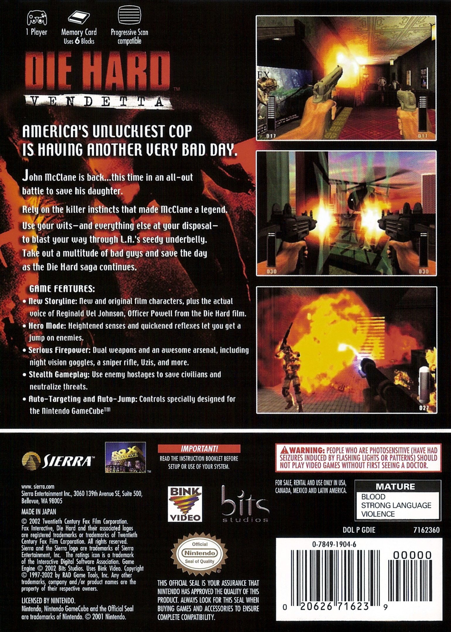 video game Die Hard: Vendetta Image