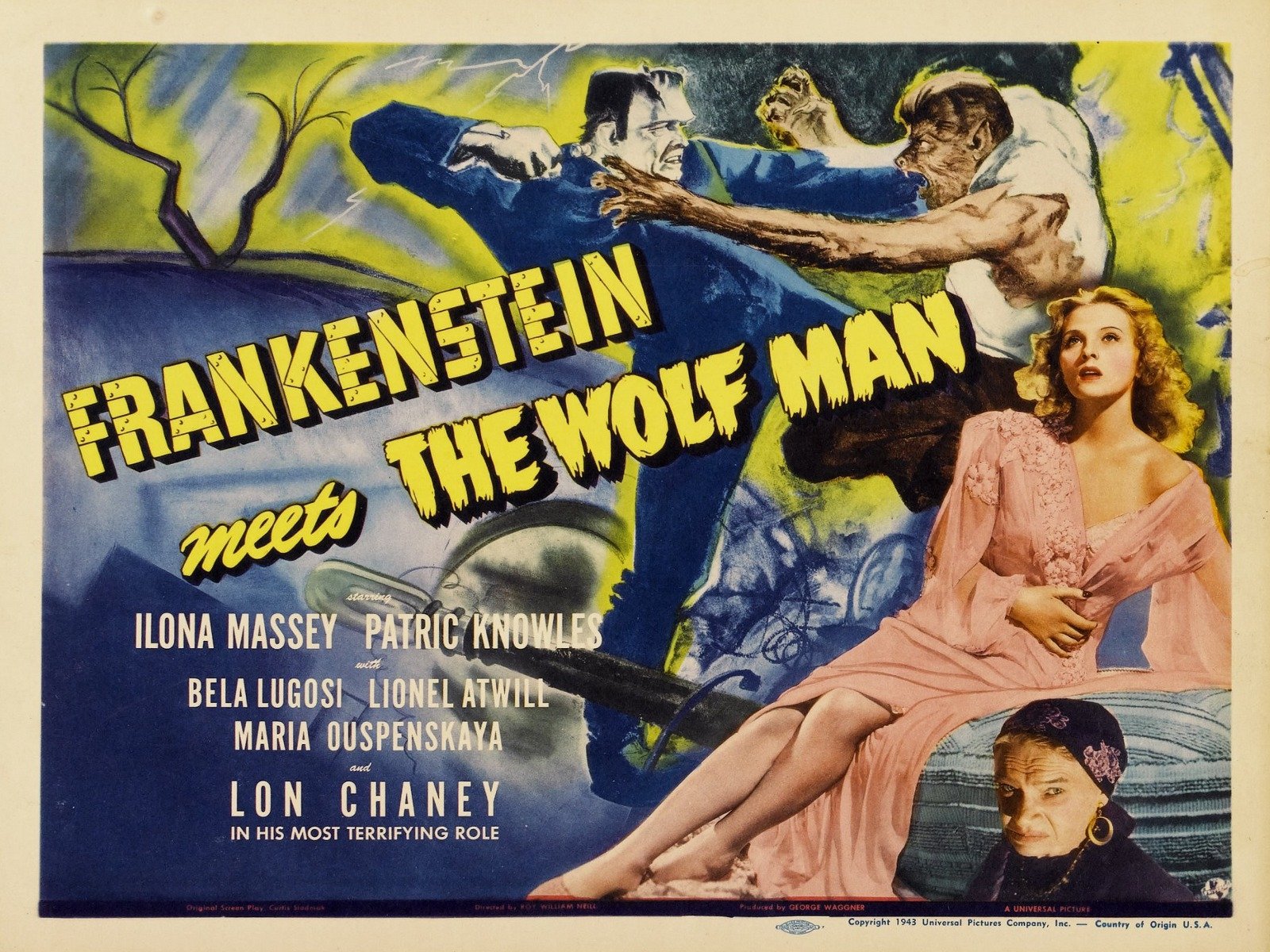 movie frankenstein meets the wolf man Image