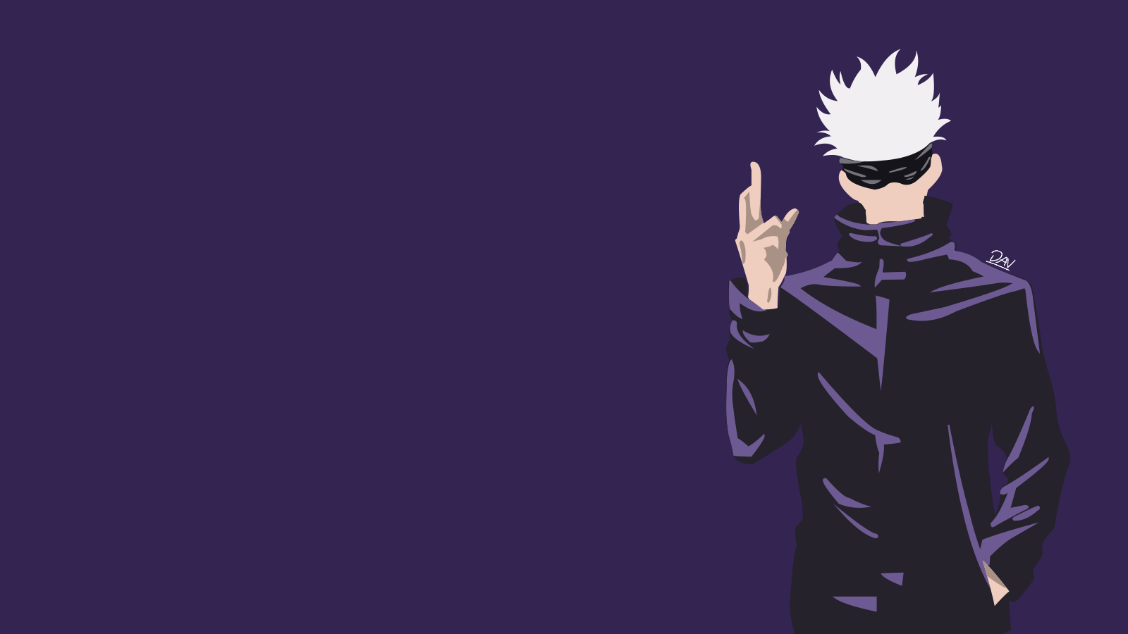 gojo satoru sitting