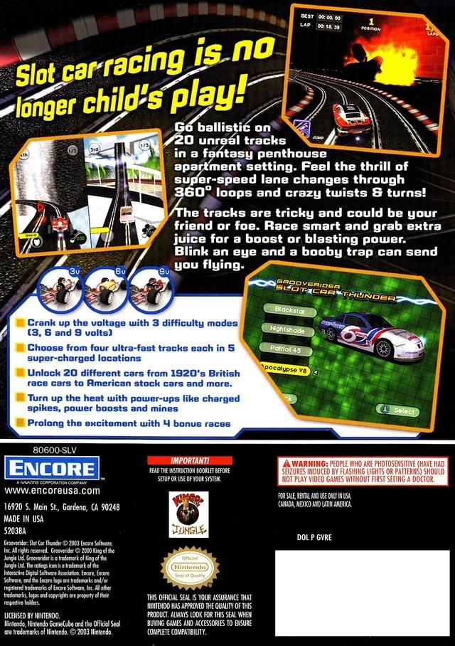 video game Grooverider: Slot Car Thunder Image