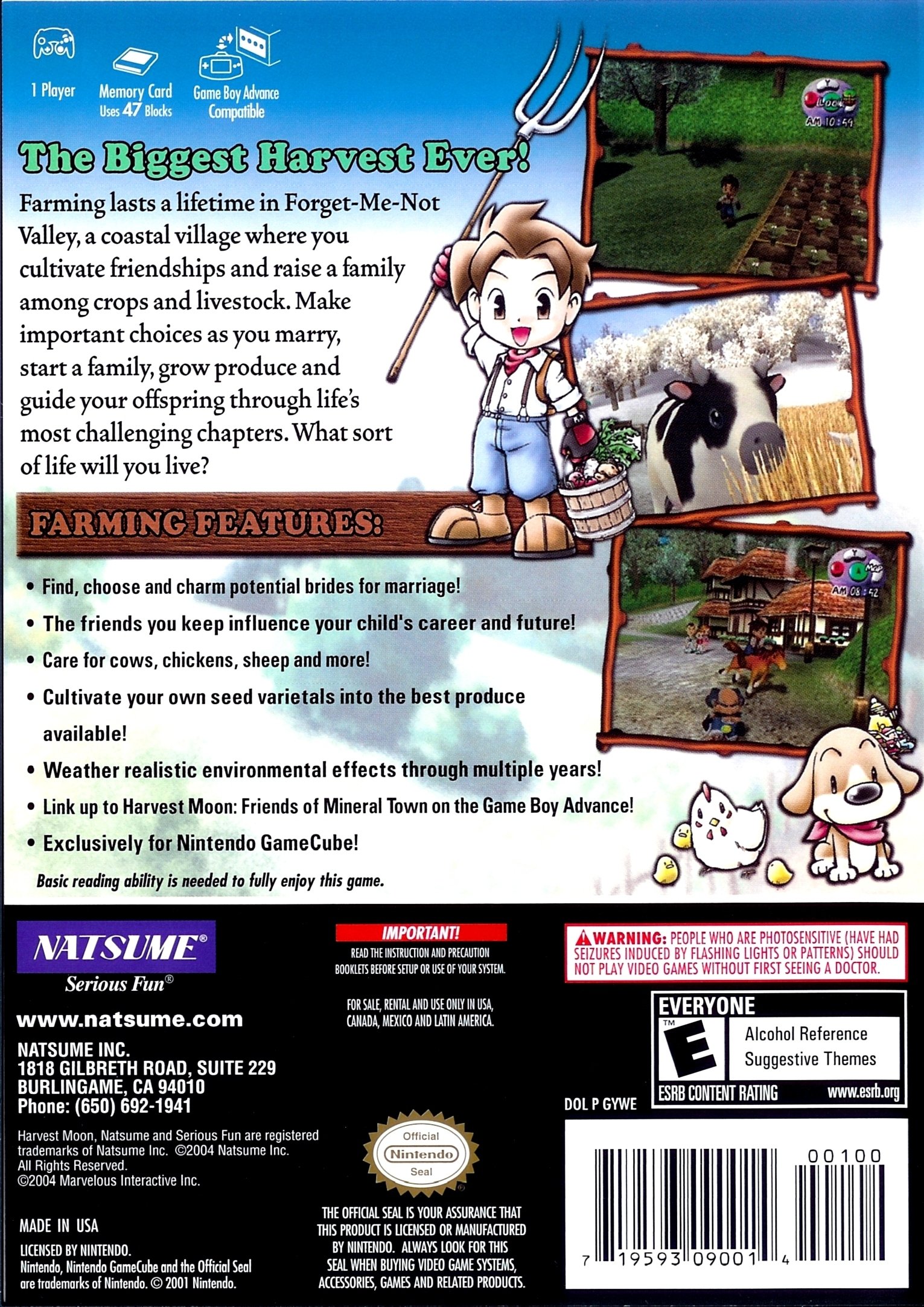 video game Harvest Moon: A Wonderful Life Image
