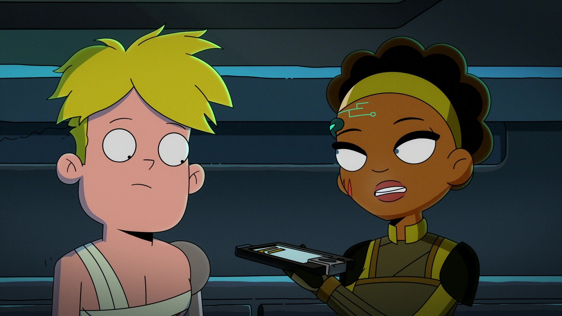 brown hair blonde Nightfall (Final Space) Gary Goodspeed TV Show Final Space Image