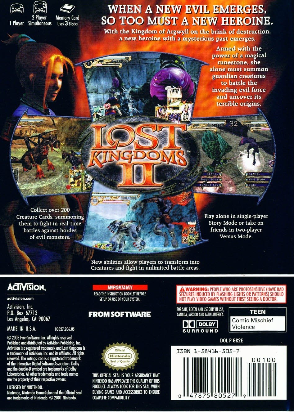 video game Lost Kingdoms II Image