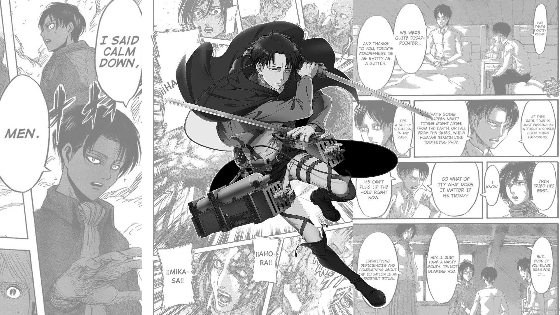 Levi Ackerman Manga by zkwnism