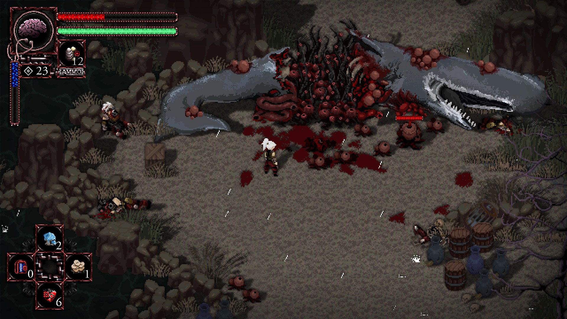 video game Morbid: The Seven Acolytes fantasy monster battle Image