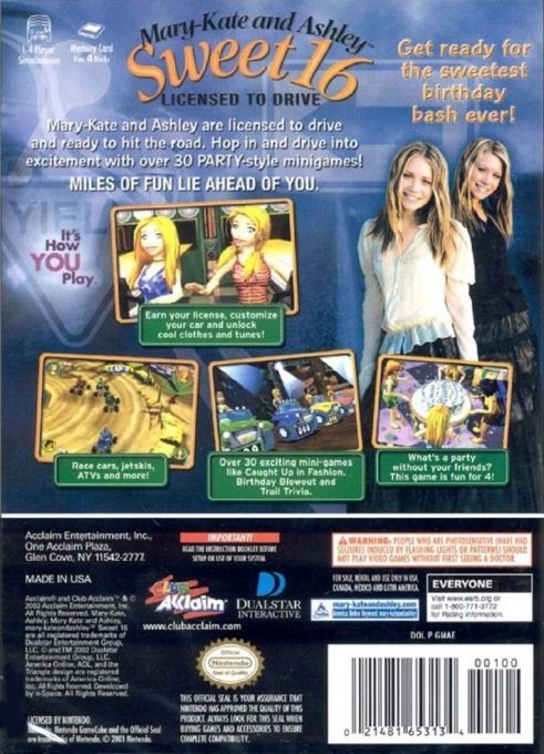 video game Mary-Kate and Ashley: Sweet 16: Licensed to Drive Image