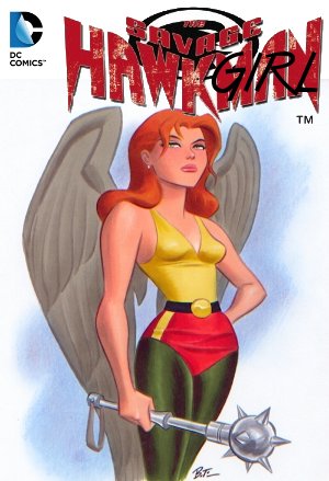 Hawkgirl Picture by Bruce Timm