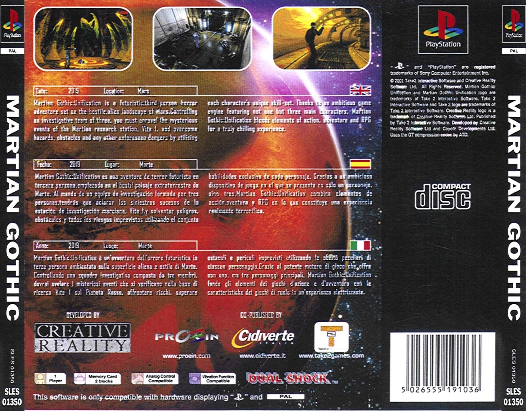 video game Martian Gothic: Unification Image