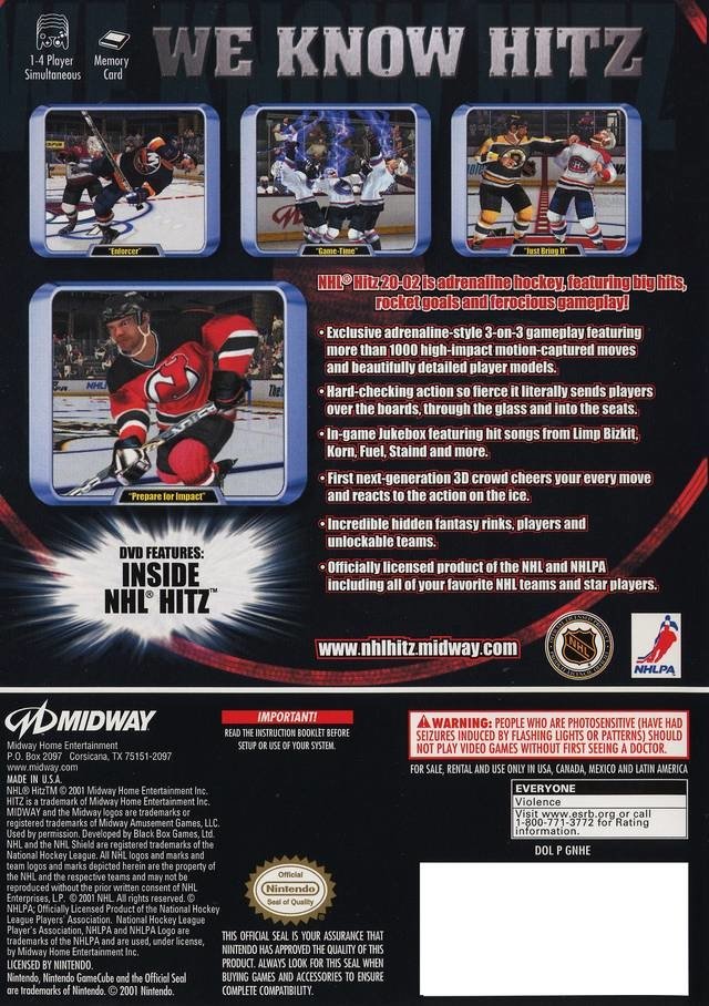 video game NHL Hitz 20-02 Image