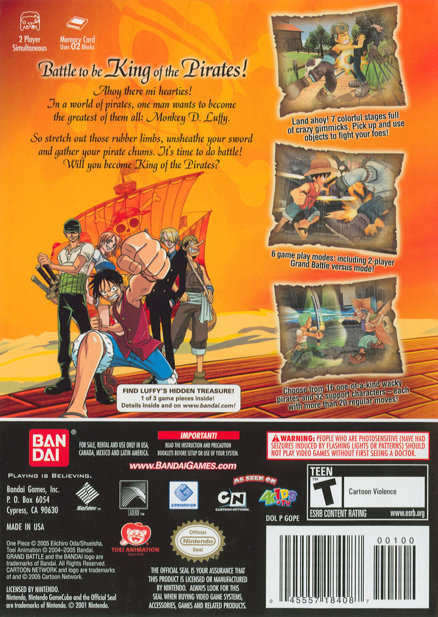 video game One Piece: Grand Battle! Image