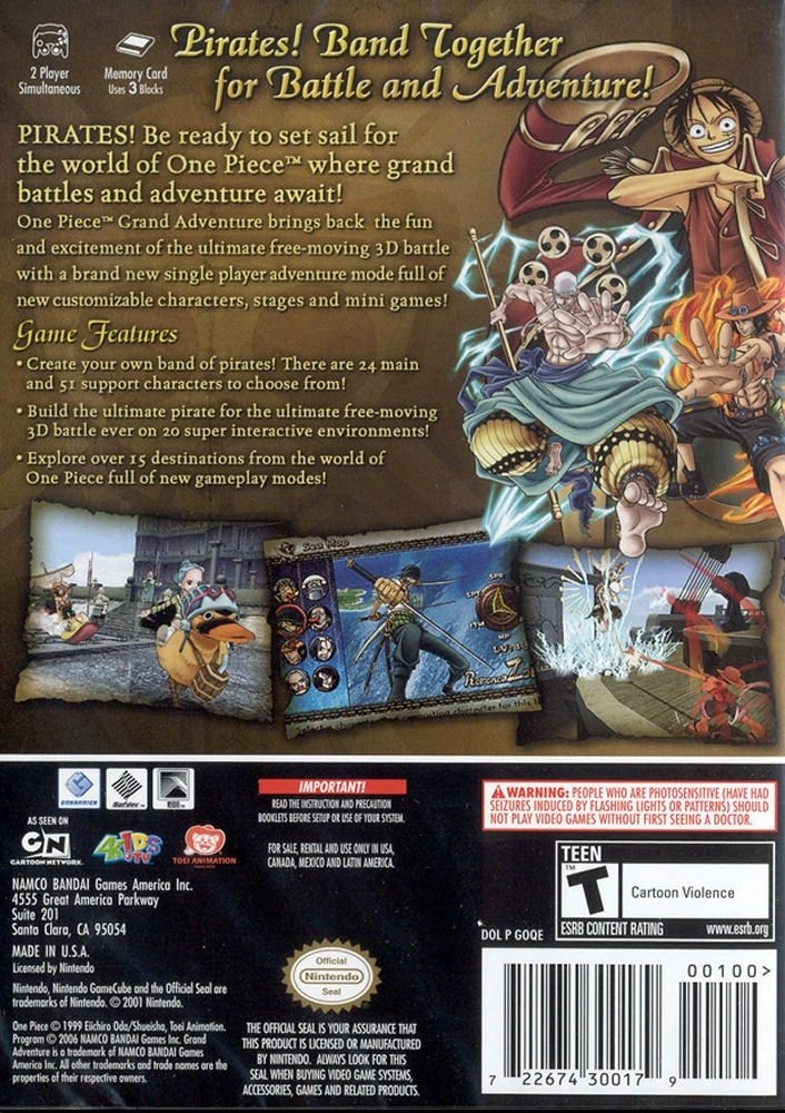 video game One Piece: Grand Adventure Image