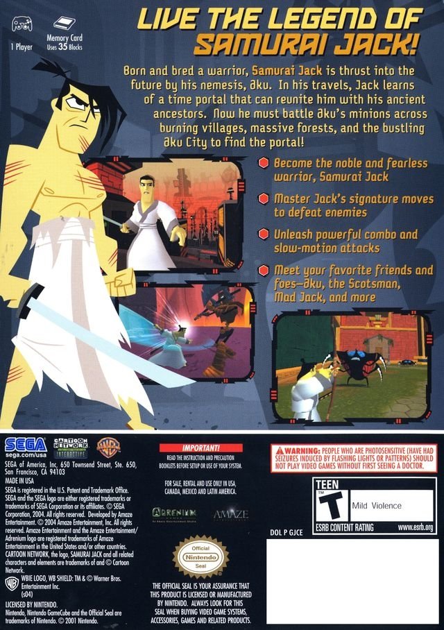 video game Samurai Jack: The Shadow of Aku Image