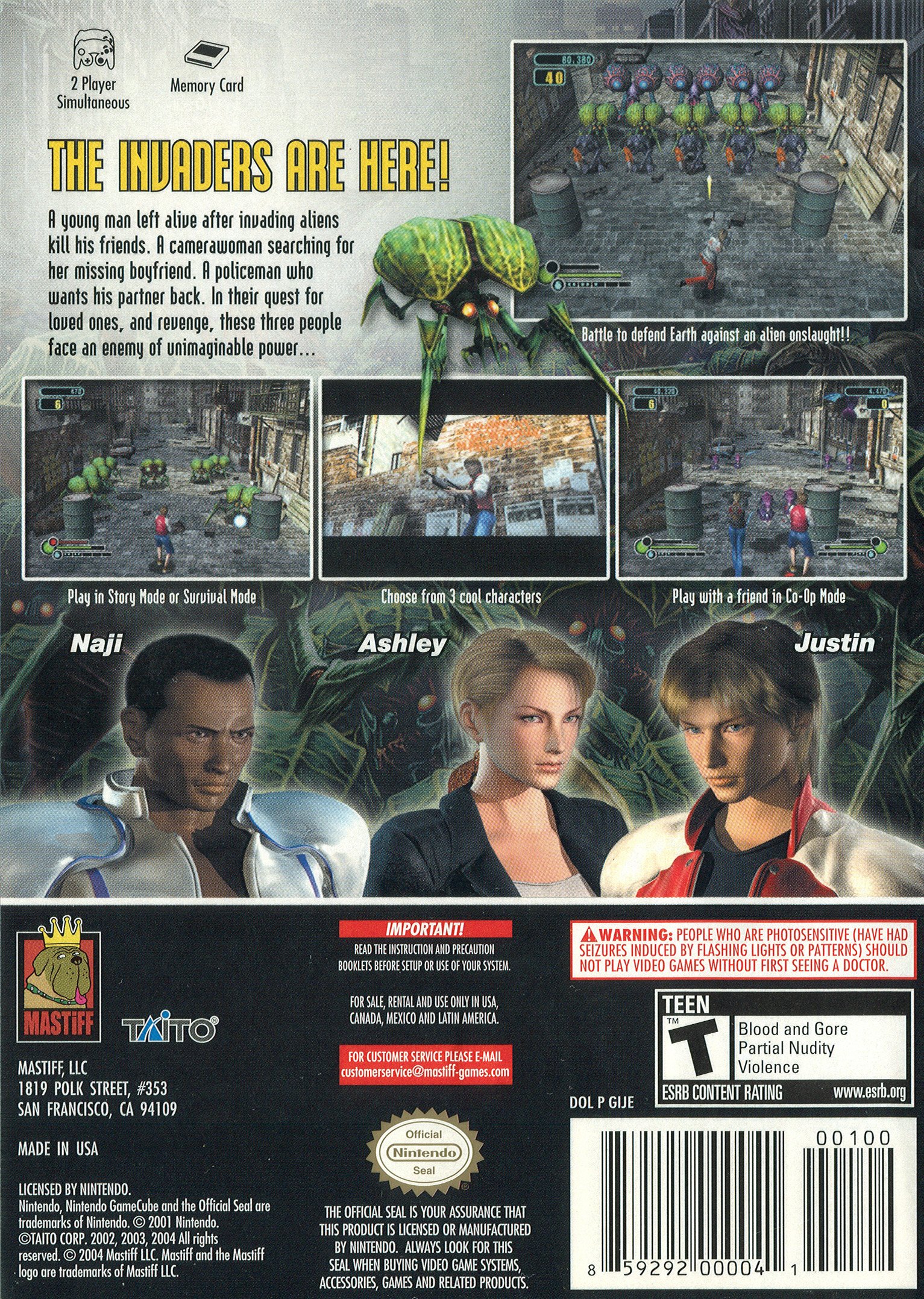 video game Space Raiders Image