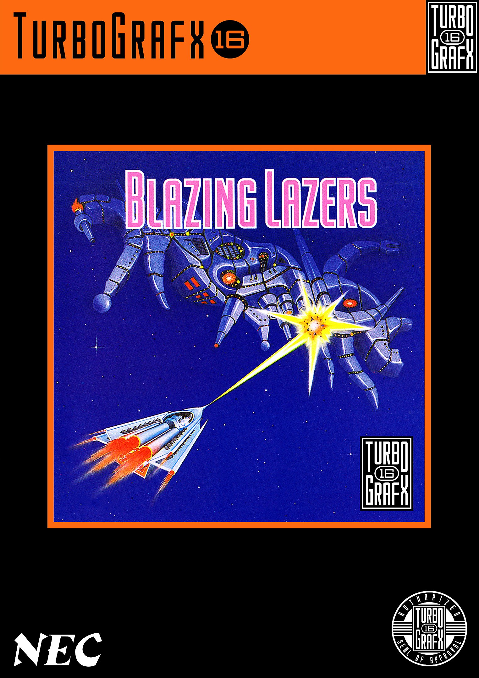 video game Blazing Lazers Image