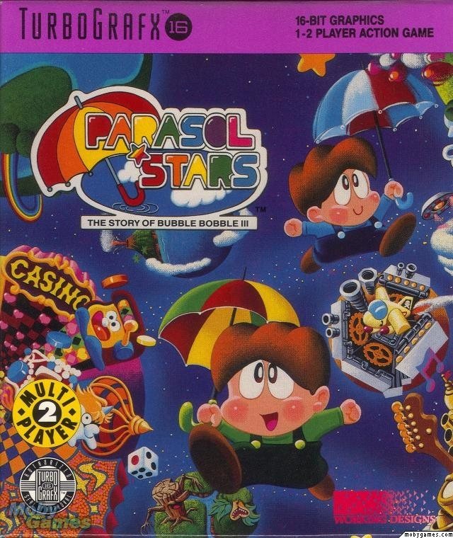 video game Parasol Stars: The Story of Bubble Bobble III Image