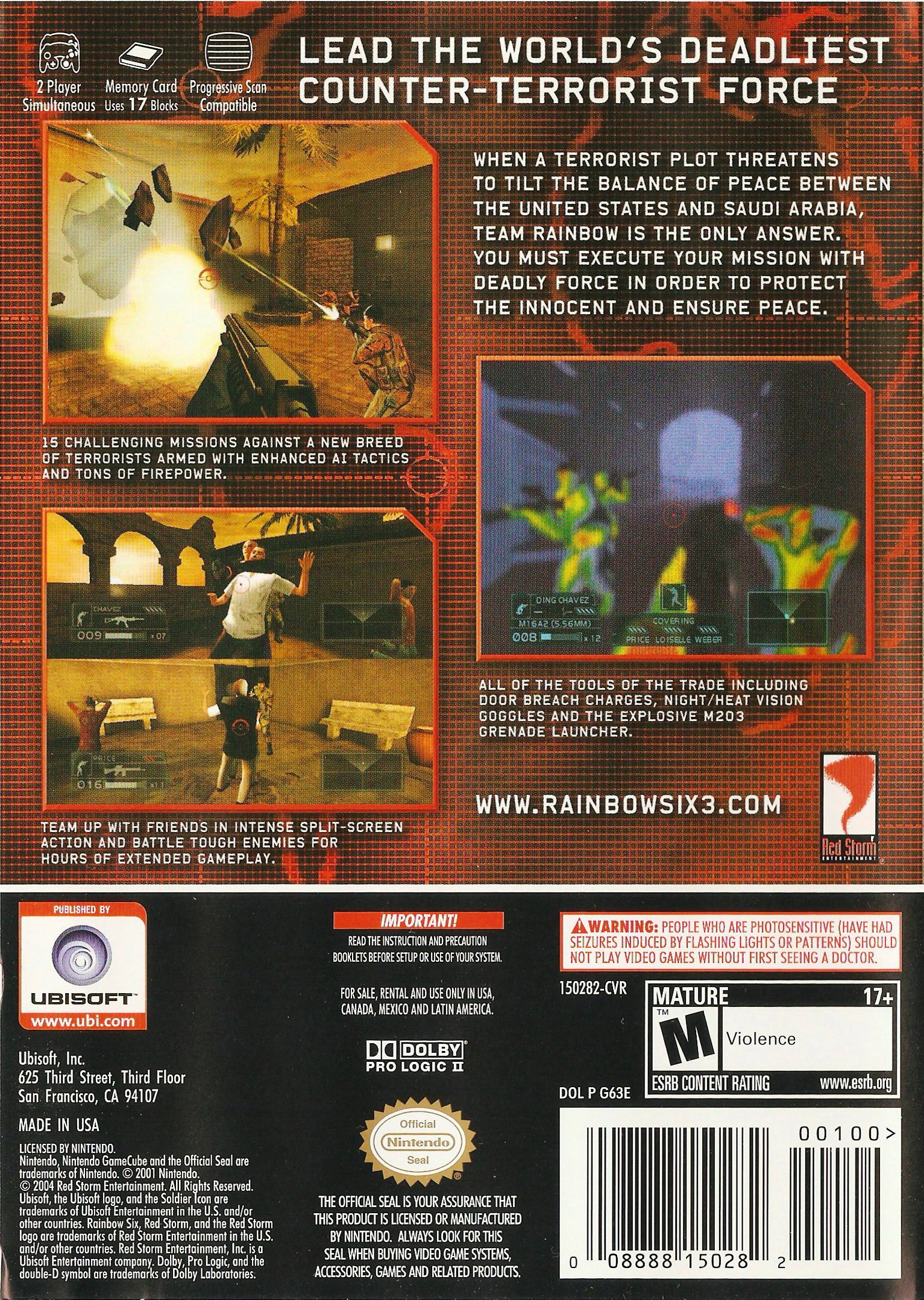 video game Tom Clancy's Rainbow Six 3 Image