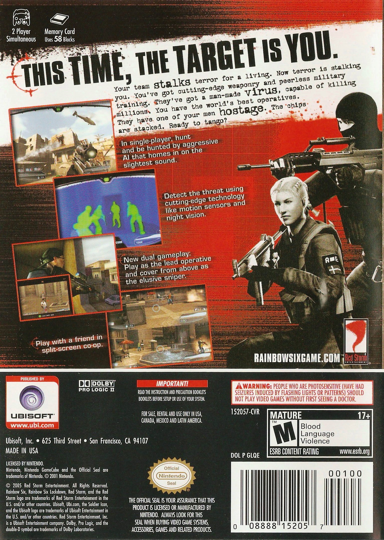 video game Tom Clancy's Rainbow Six: Lockdown Image