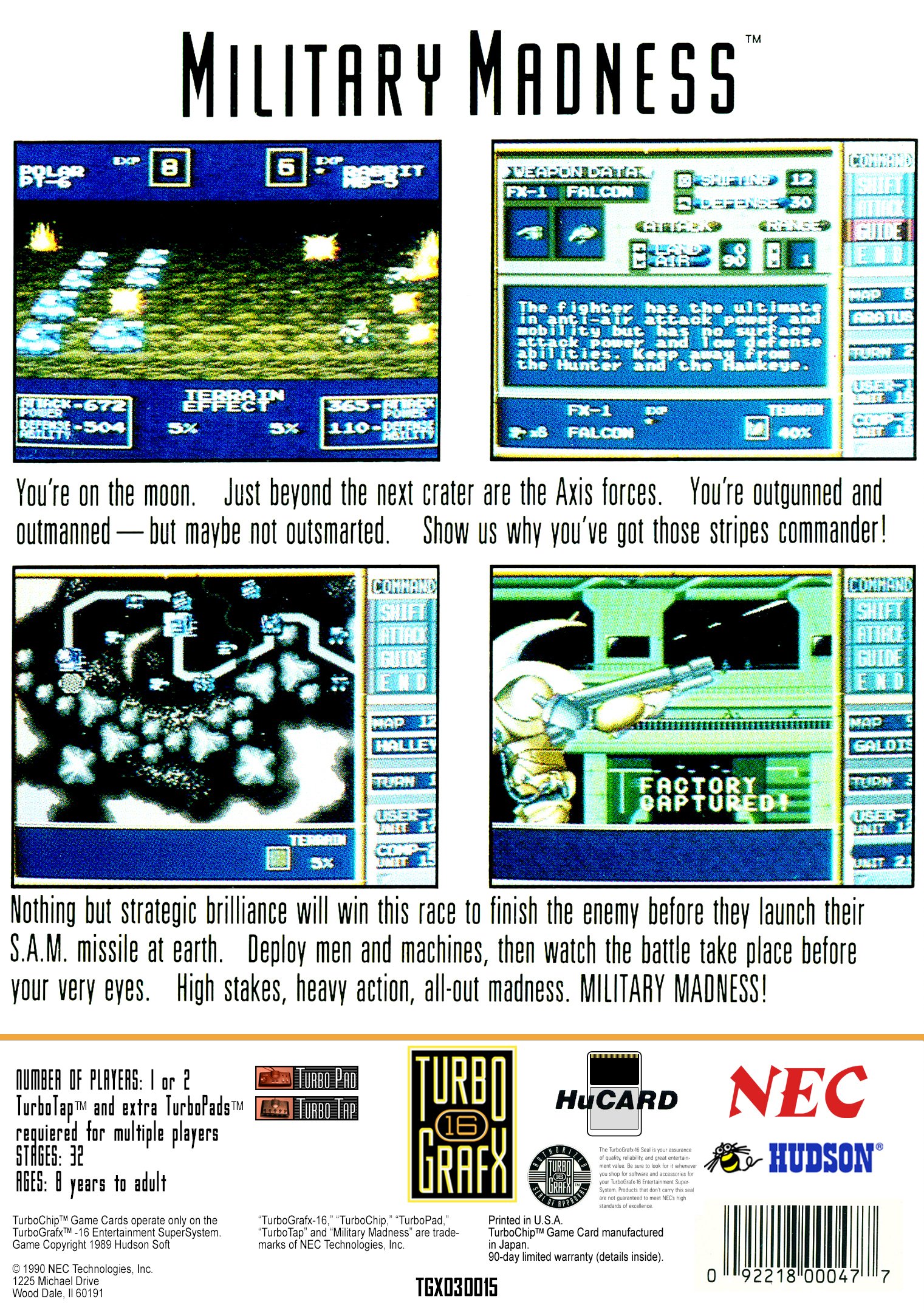 video game Military Madness Image