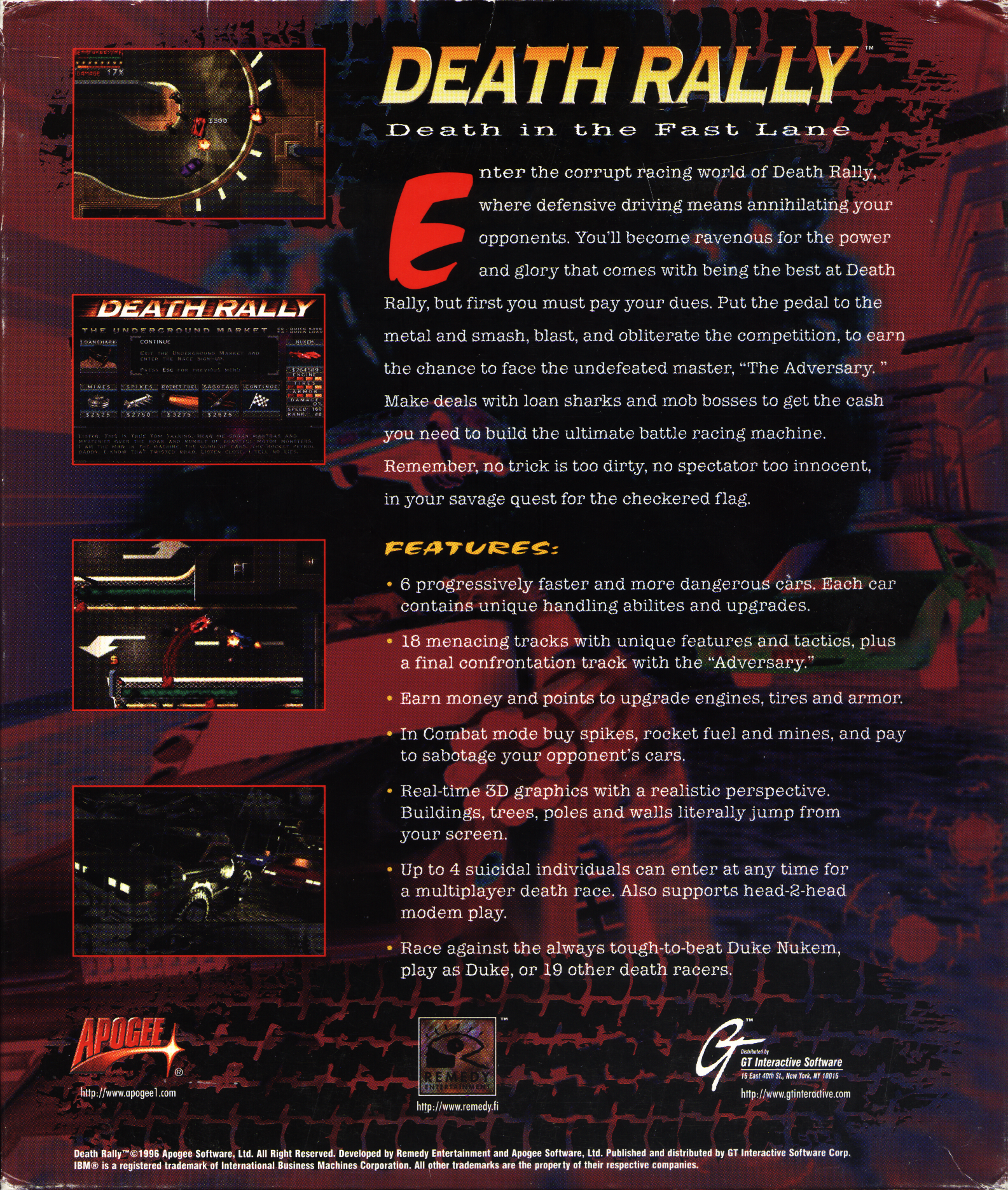video game Death Rally Image
