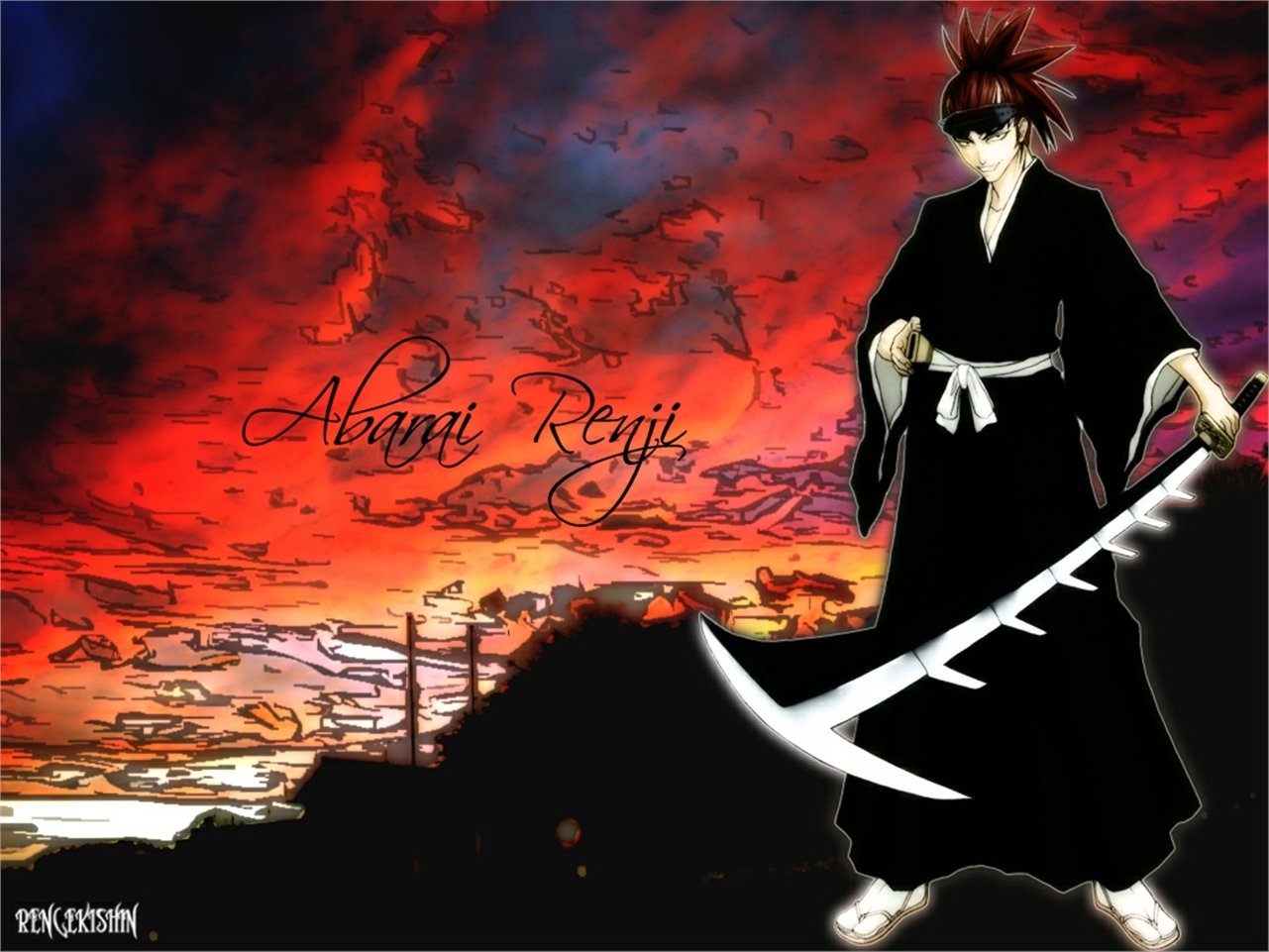 Renji Abarai Anime Bleach Image