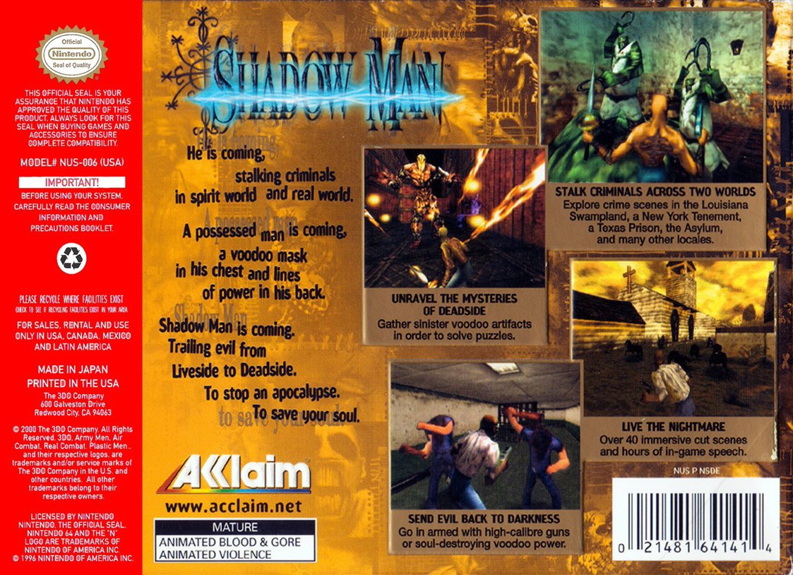 video game Shadow Man Image
