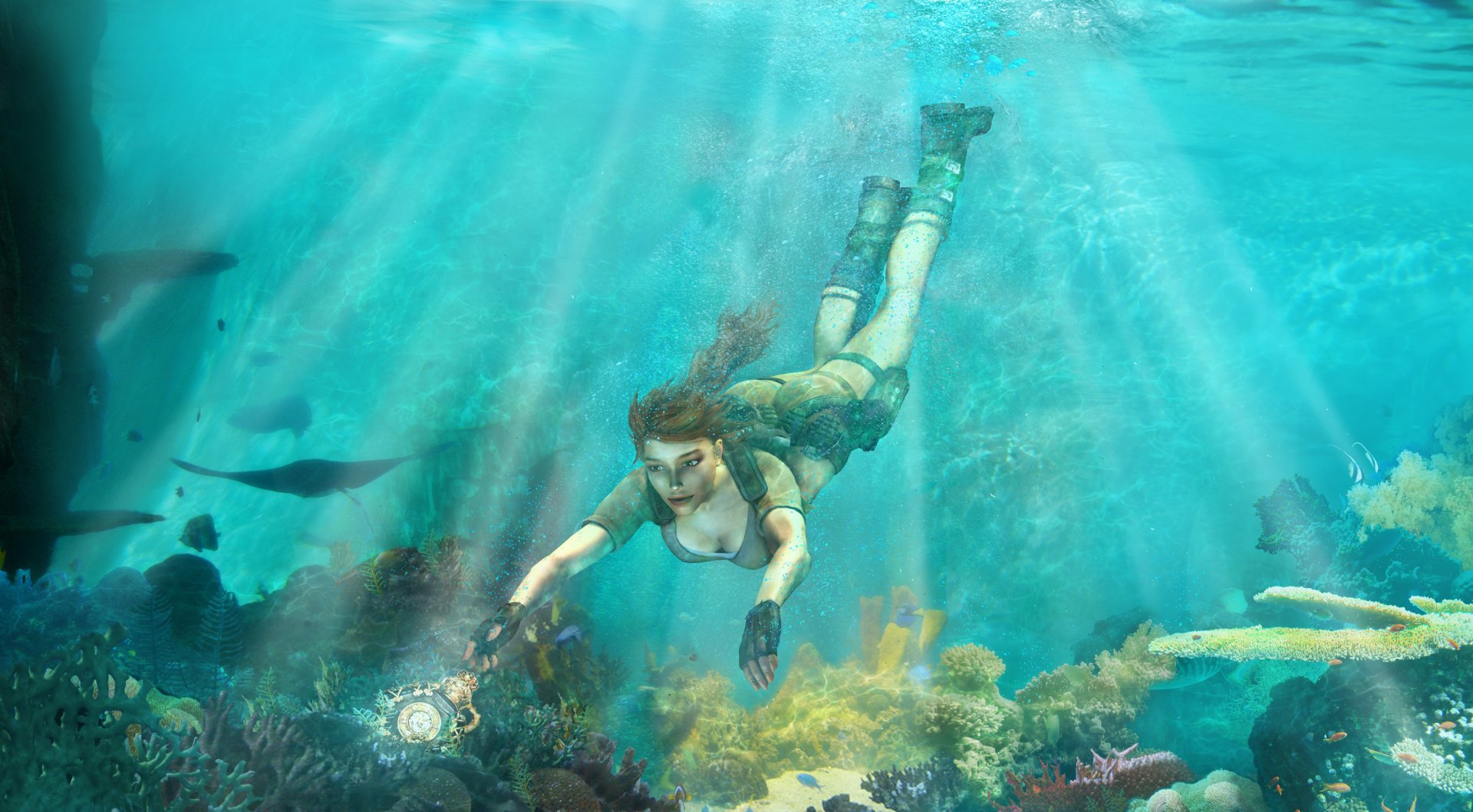Lara Croft video game tomb raider: legend Image