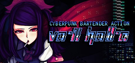 video game VA-11 Hall-A: Cyberpunk Bartender Action Image