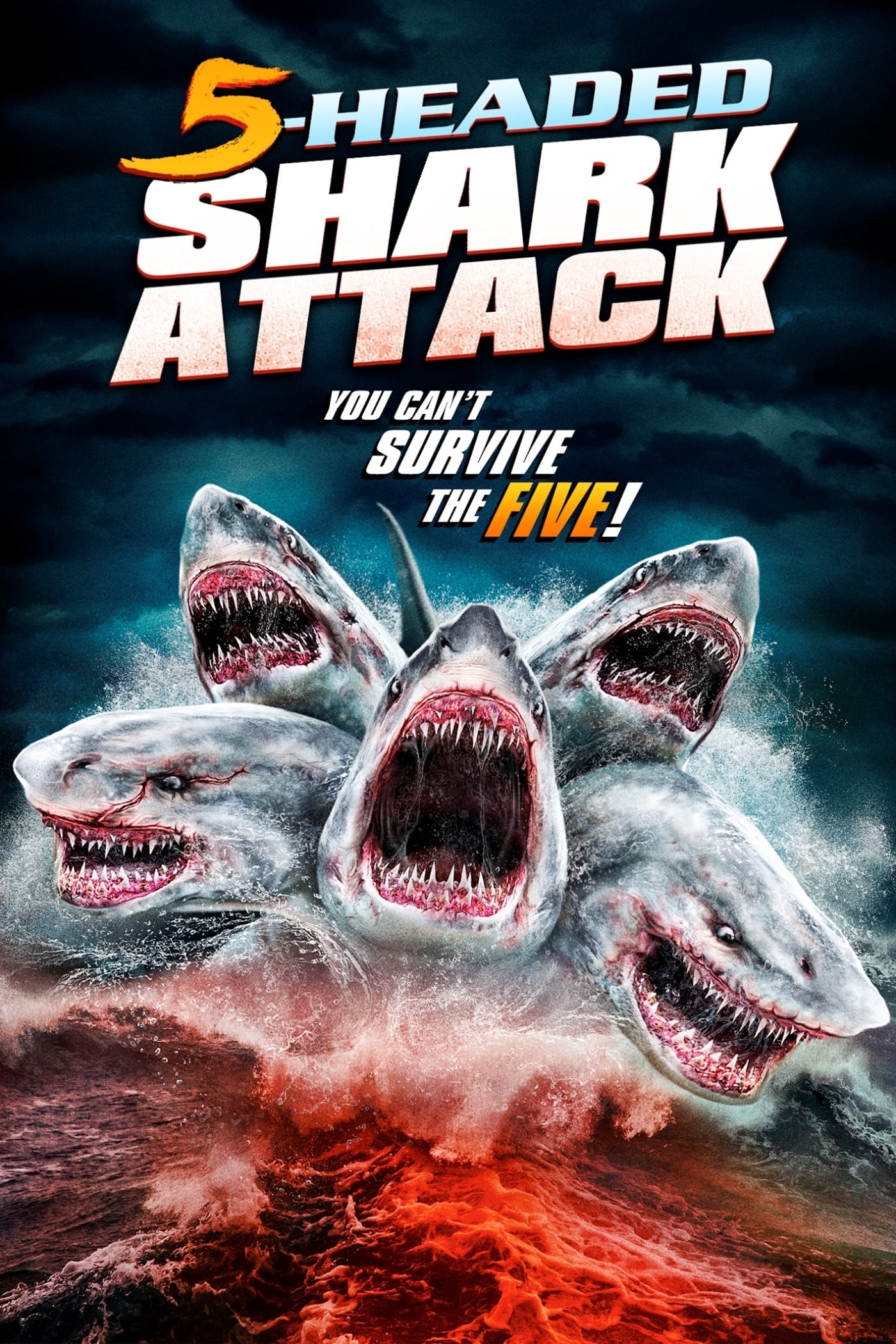 Нападение шестиглавой. Нападение пятиглавой акулы / 5 headed Shark Attack (2017). Атака МЕГАЛОДОНА.