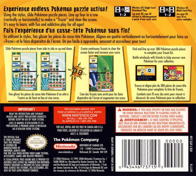 video game Pokémon Trozei! Image