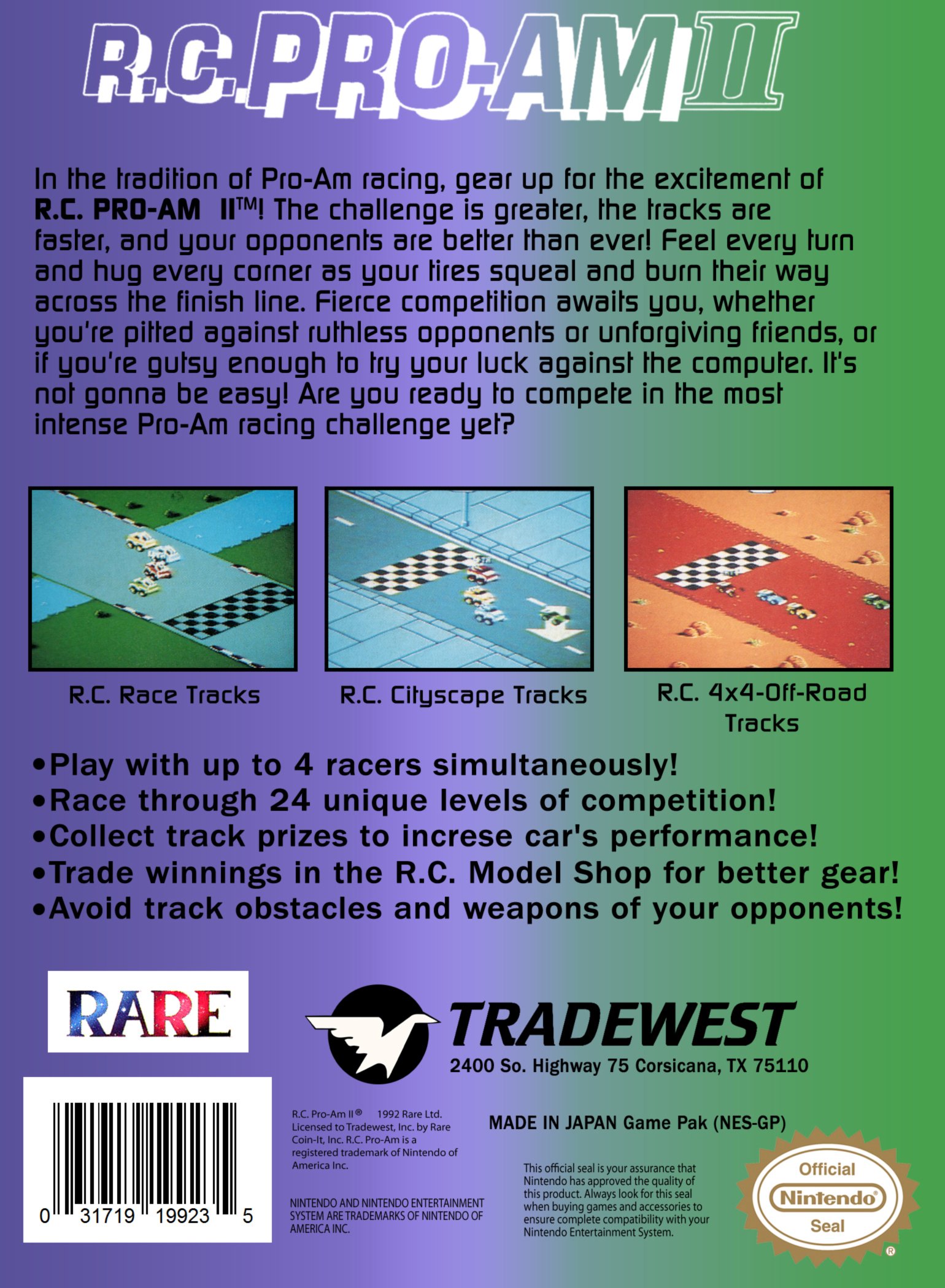 video game R.C. Pro-Am II Image