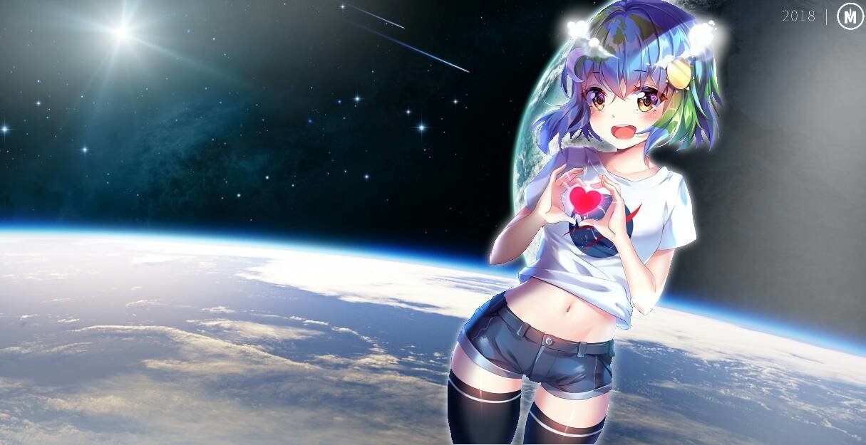 Anime Earth-Chan Image