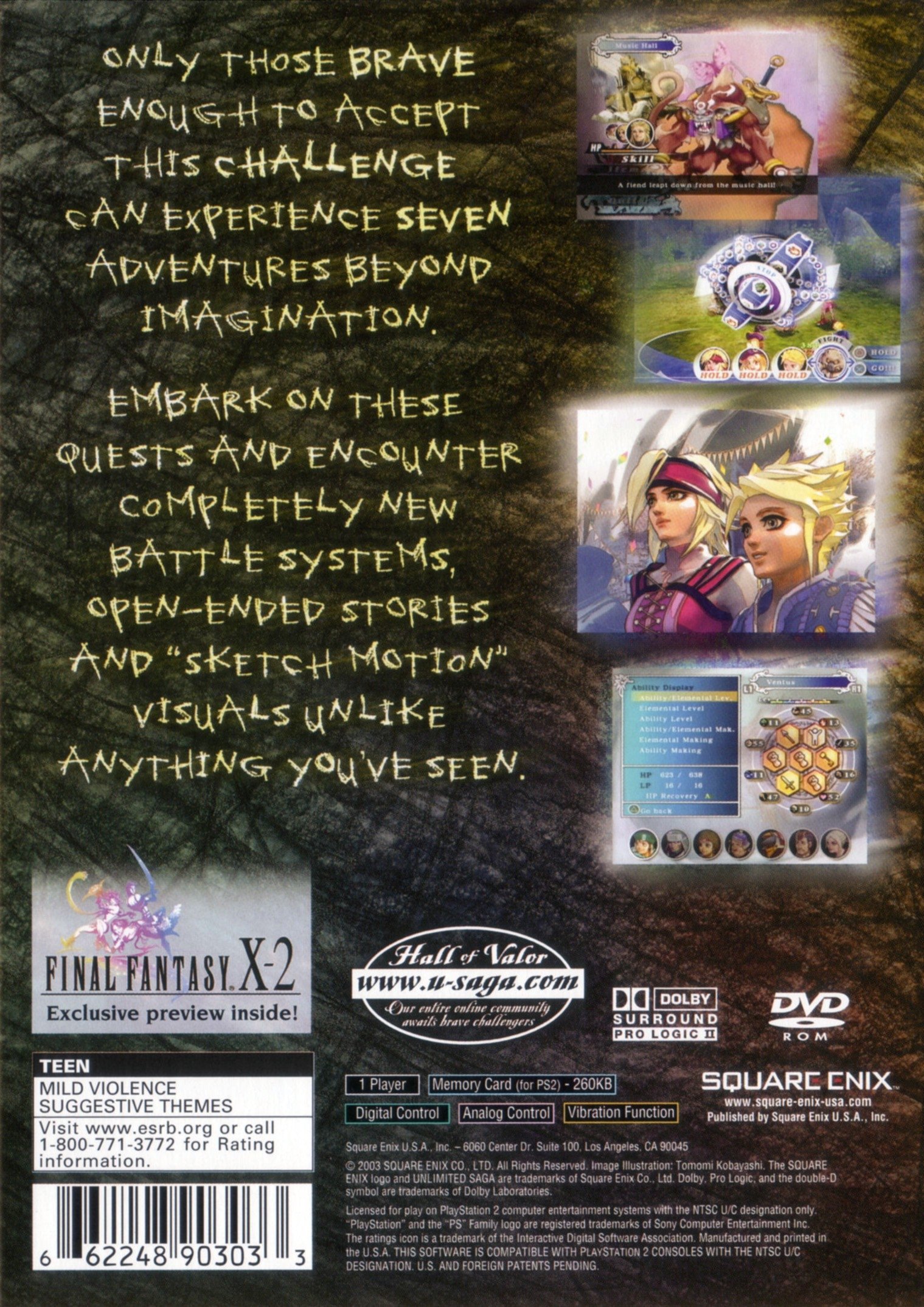 video game Unlimited Saga Image